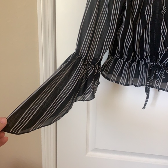 Guess cropped off the shoulder blouse - Picture 4 of 4